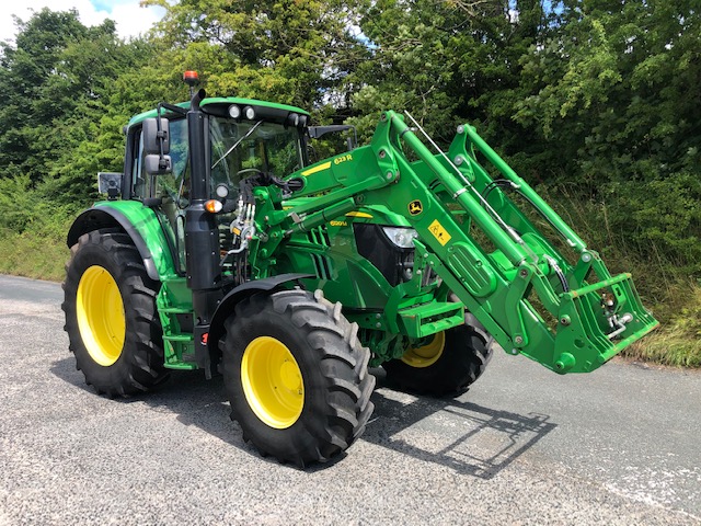 JOHN DEERE 6120M and JD623R loader